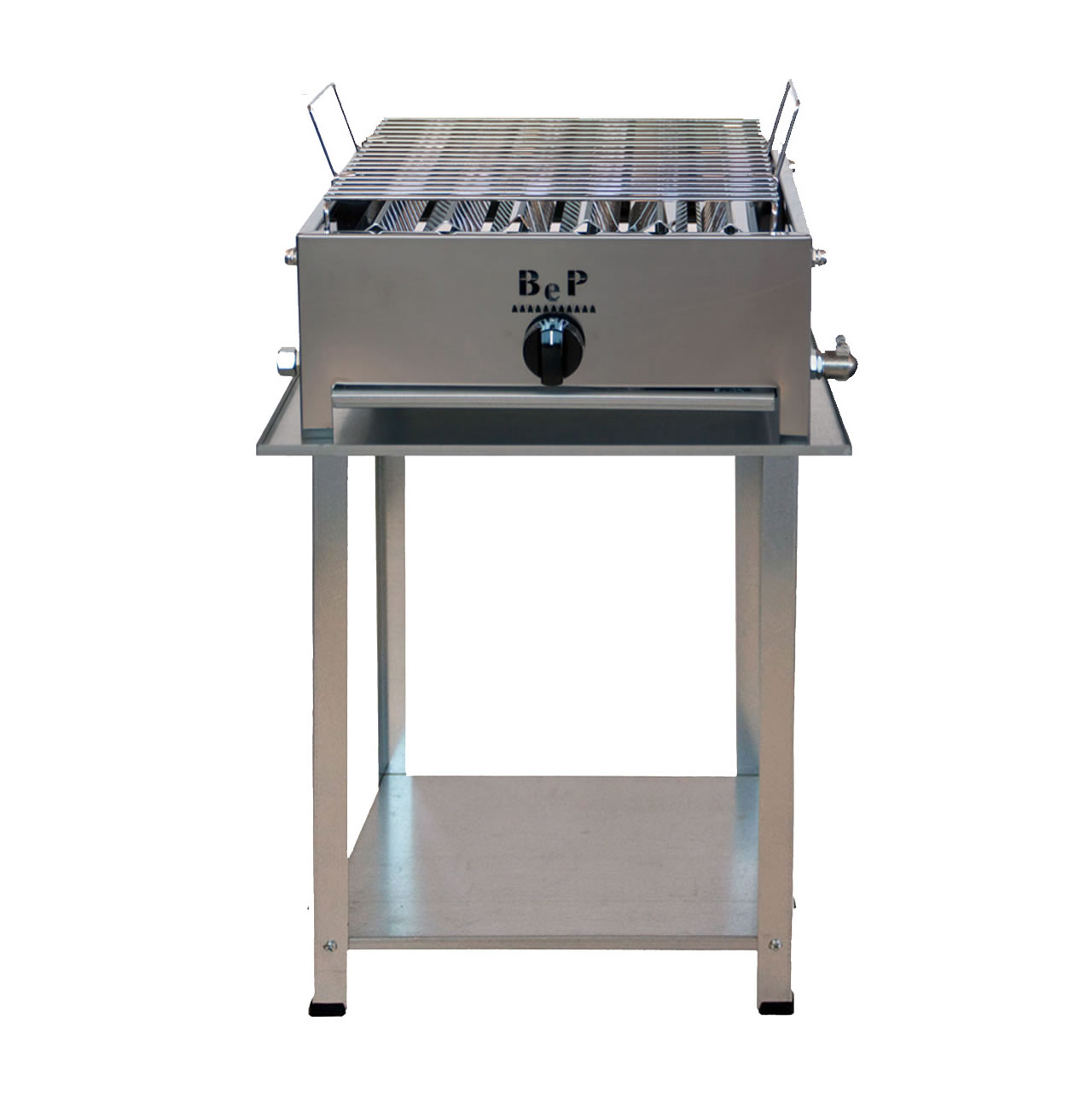 Barbecue a gas BeP — Griglia professionale in acciaio inox